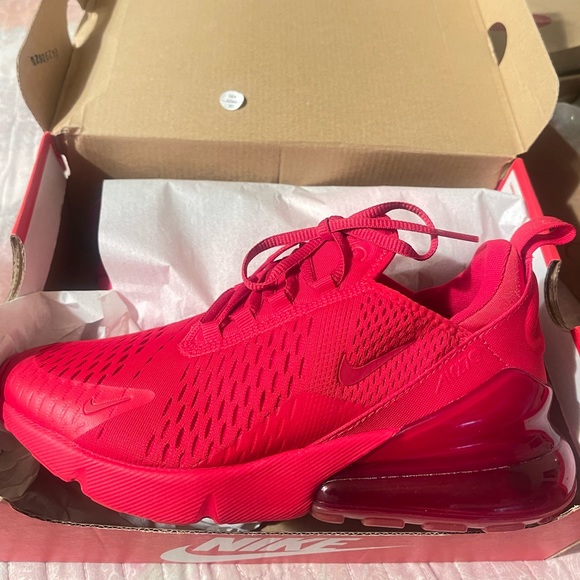 Nike Shoes - NIKE AIR MAX 270 RED WOMEN SIZE 6.5 BRAND NEW IN BOX